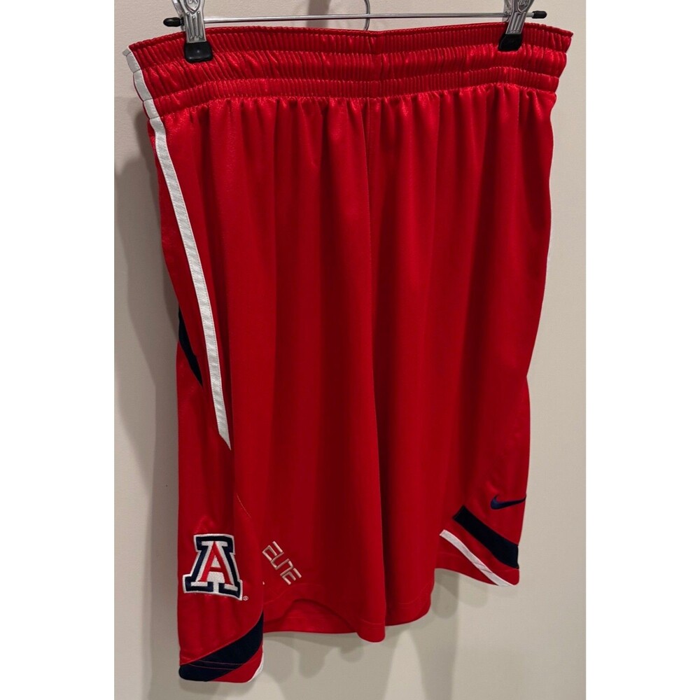 Arizona Wildcats - Nike Elite Team Basketball Shorts - Men's Size Medium - Red